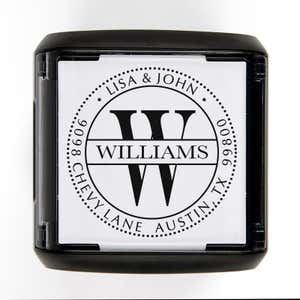 Top of the Williams Address Stamp
