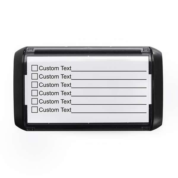 Trodat 4926 Self-Inking Stamp (Top View With Impression Card)