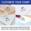 Stars and Stripes Custom Return Address Stamp