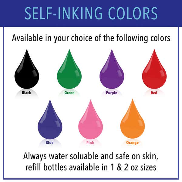 Self-Inking Stamp Color Options