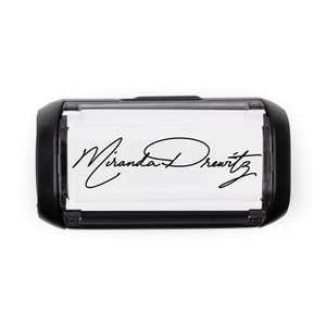 Overhead view of the Small Signature Stamp on the Trodat Printy 4911 Stamp Body