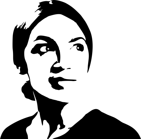 Alexandria Ocasio-Cortez Political Figure Stamp