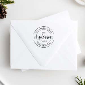 Anderson Round Self-Inking Return Address Stamp