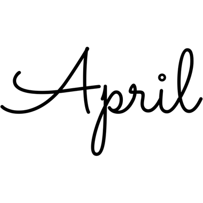 April Journal Stamp