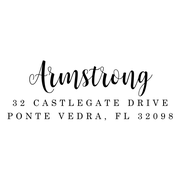 Armstrong European Address Stamp