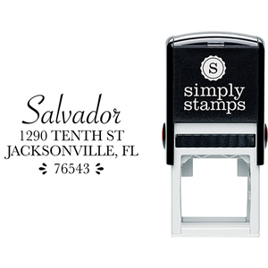 Savoye Serif Address Stamp