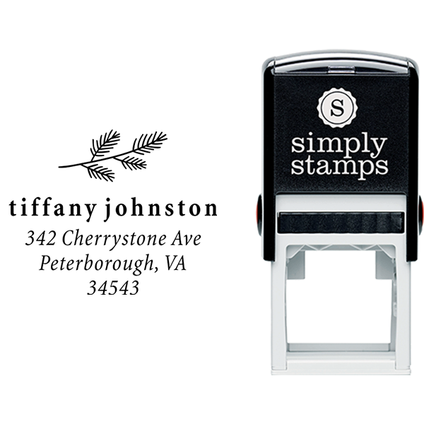 Elegant Branch 1.5" Address Stamp
