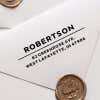 Modern Underline Custom Address Stamp