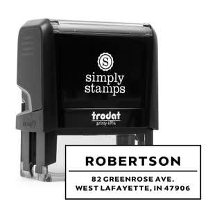 Modern Underline Custom Address Stamp