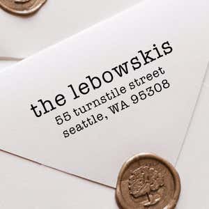 Lebowski Custom Address Stamp