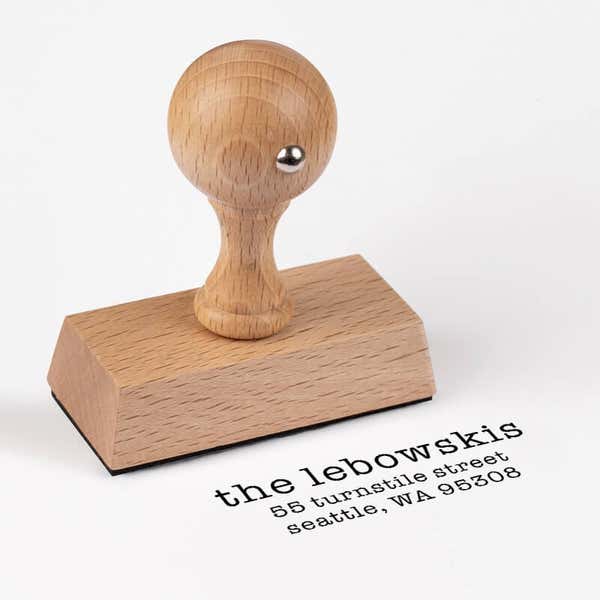 Lebowski Custom Address Stamp