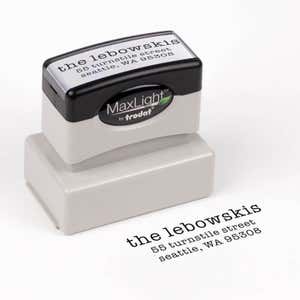 Lebowski Custom Address Stamp