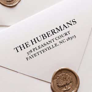 Huberman Custom Address Stamp
