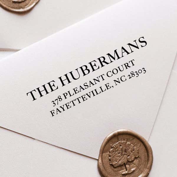 Huberman Custom Address Stamp