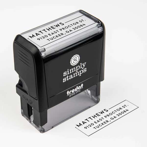 Urban Custom Address Stamp