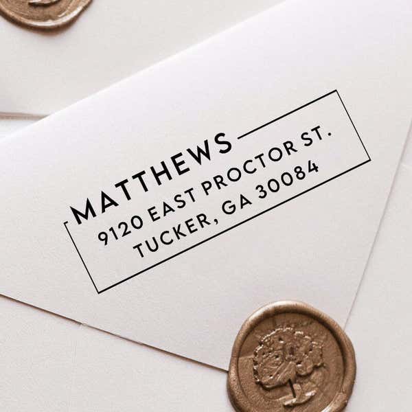 Urban Custom Address Stamp