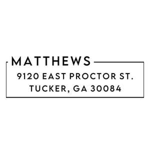 Urban Custom Address Stamp