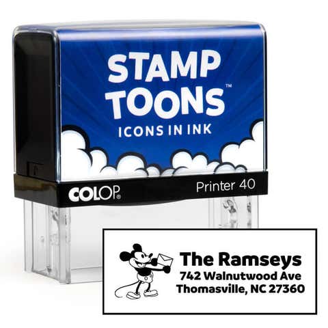 Steamboat Willie Custom Address Stamp