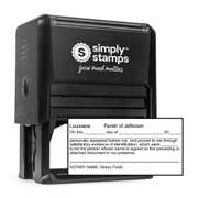 Louisiana Signature Witness Notary Stamp