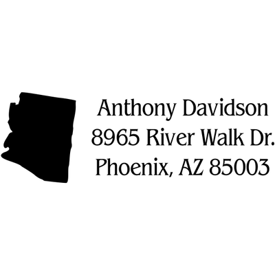 Arizona Return Address Stamp