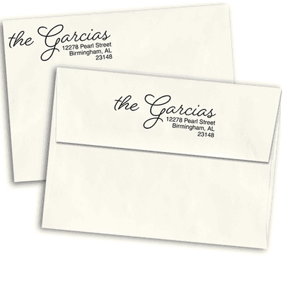 Beloved Script Custom Address Stamp - alternate view