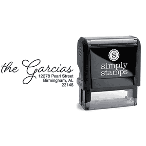 Beloved Script Custom Address Stamp