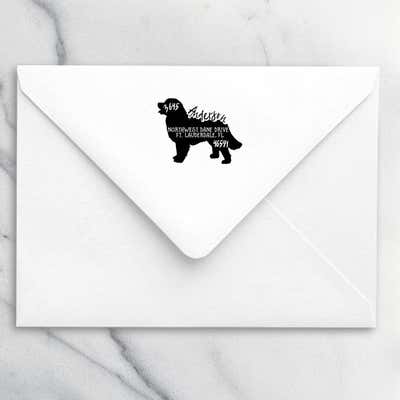 Bernese Mountain Dog Address Stamp - alternate view