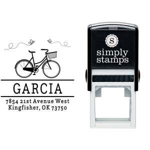 Garcia Bicycle Return Address Stamp Body and Design