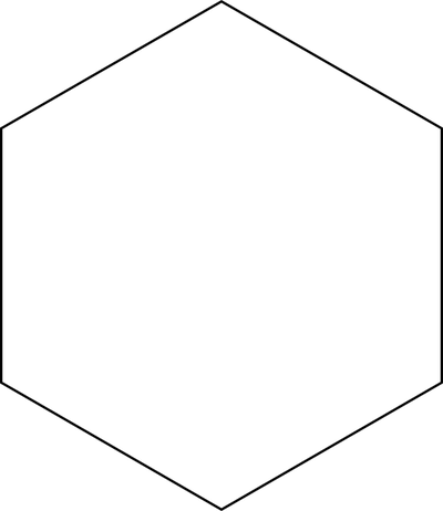 Blank Hexagon Journal Stamp