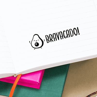 Bravacado Teacher Stamp - alternate view