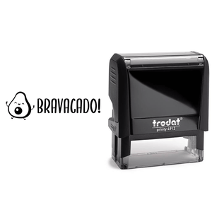 Bravacado Teacher Stamp with Body
