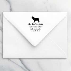 French Bulldog Love Address Stamp