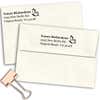 Dotted Butterfly Right Return Address Stamp Imprint Example
