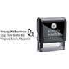 Dotted Butterfly Right Return Address Stamp Body and Design