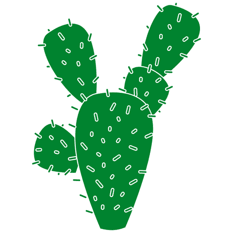 Cactus Plant Stamp