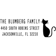 Blumberg Cat Address Stamp