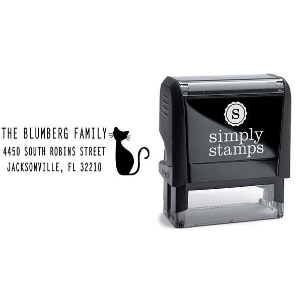Blumberg Cat Address Stamp Body and Design
