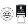 Big Eyed Cat Address Stamp Body and Design