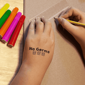 No Germs Teacher Stamp