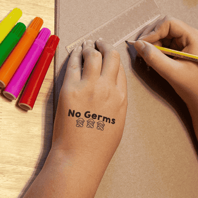 No Germs Teacher Stamp - alternate view