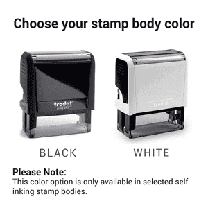 Choose your stamp body color