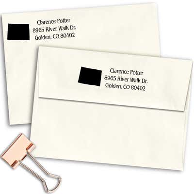 Colorado Return Address Stamp - alternate view