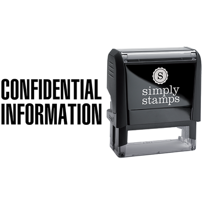 Confidential Information Business Stamp