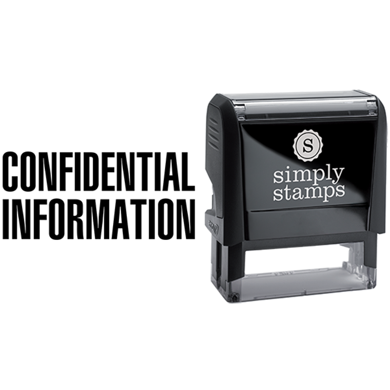 Confidential Information Business Stamp