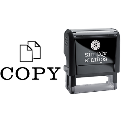 Copy with Paper Graphic Business Stamp