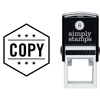Copy in Army Stamp Lettering Business Stamp