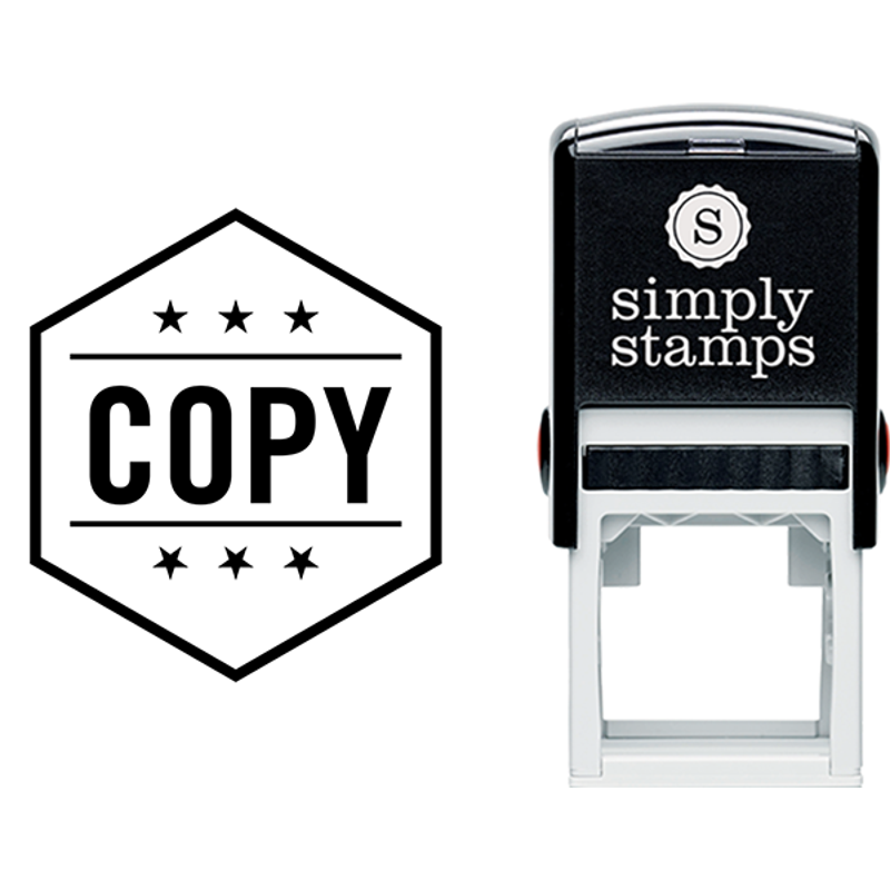 Copy in Army Stamp Lettering Business Stamp