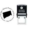 Connecticut Round Address Stamp Body and Design
