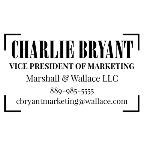 Custom Elegant Serif 5 Line Professional Stamp