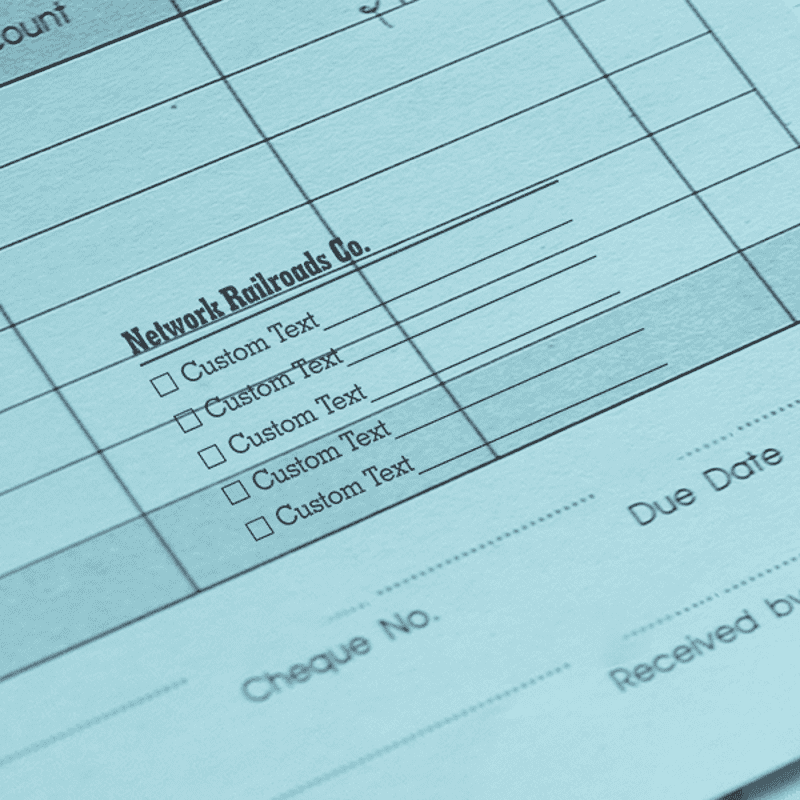 Custom Business Name With Boxes 4 Line Form Stamp Lifestyle